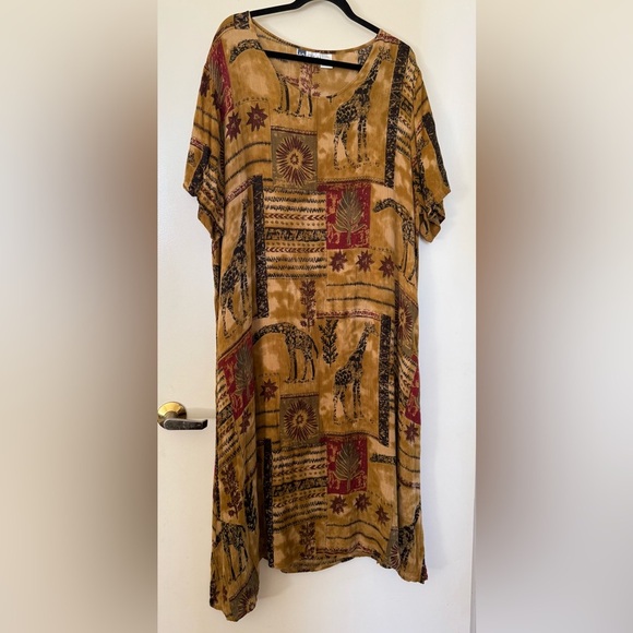 la cera Dresses & Skirts - La Cera Short Sleeve Maxi in Size 2XL